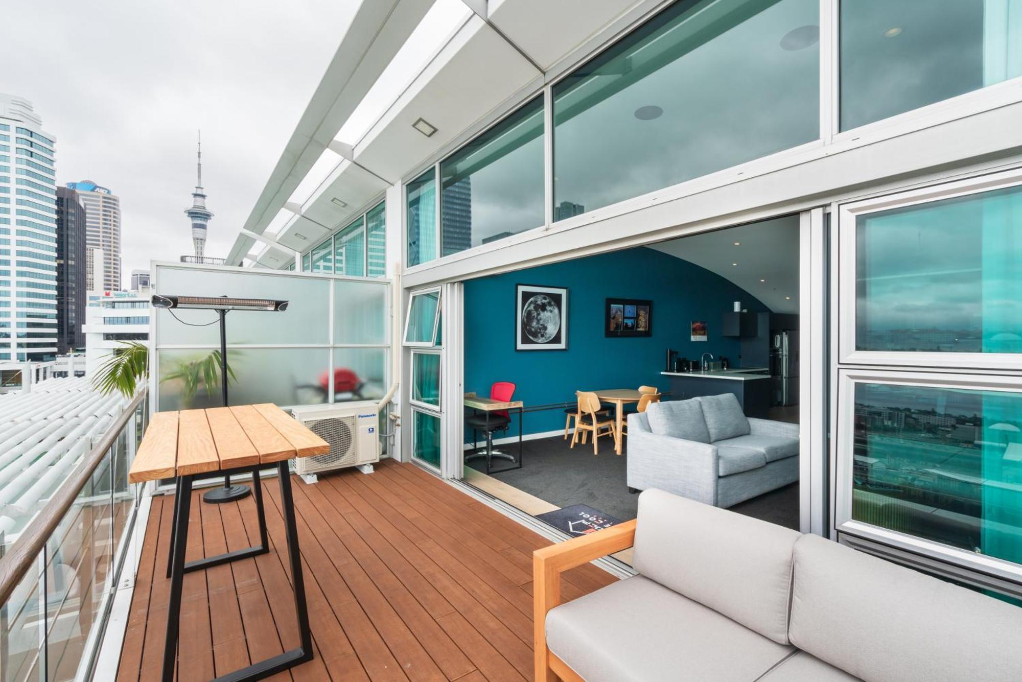 Penthouse Apartment With Stunning Harbour Views Όκλαντ Εξωτερικό φωτογραφία